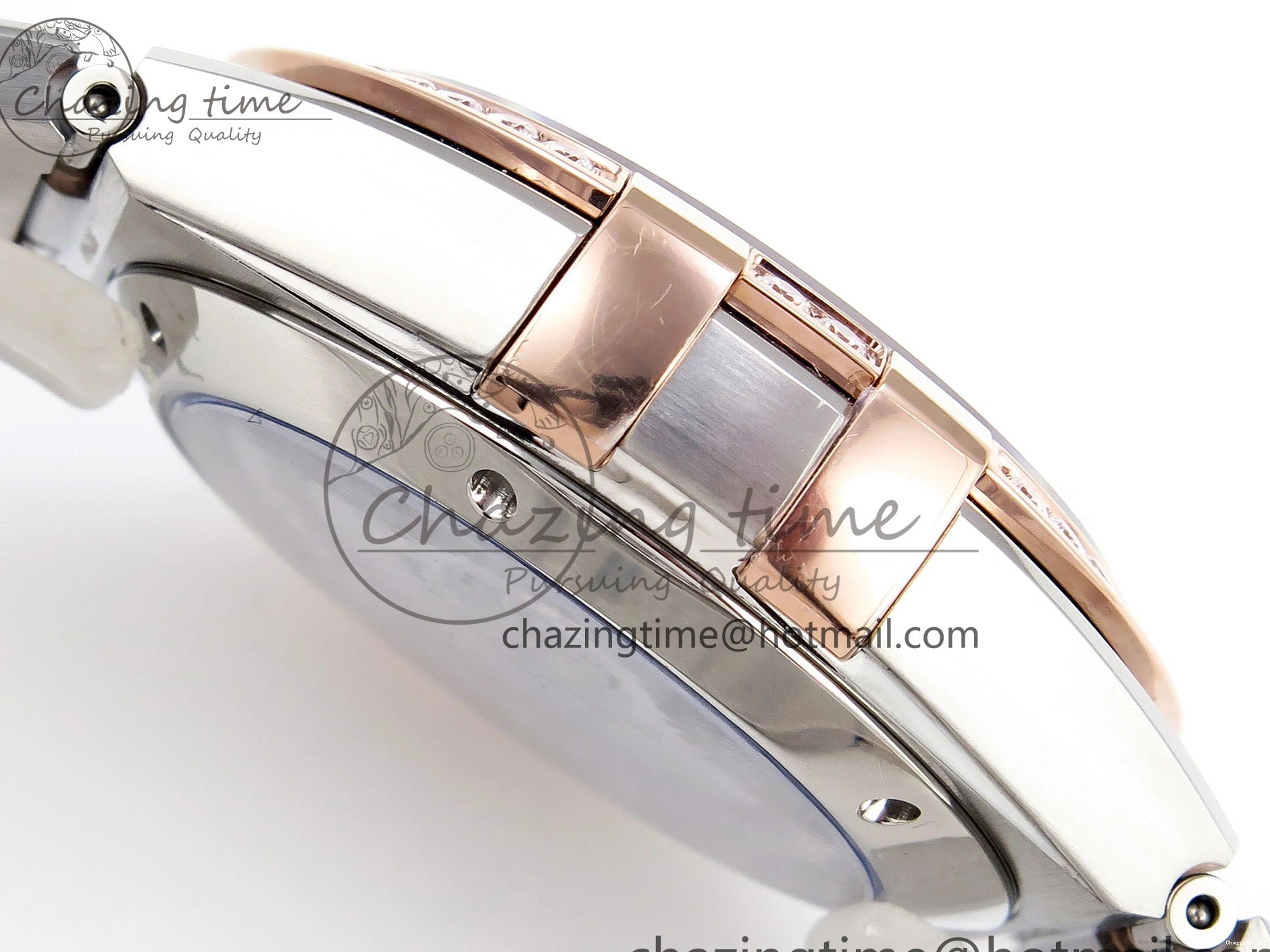 1231 Lightweight Constellation 39mm SS RG Diamonds Bezel ASWF 1:1 Best Edition White Diamonds Dial on SS RG Bracelet A 7774